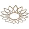 Ekena Millwork Daisy Wood Fretwork Pierced Ceiling Medallion, Birch, 30"OD x 10 1/2"ID x 1/4"T CMWP30X30X0250DABI - alternate 2